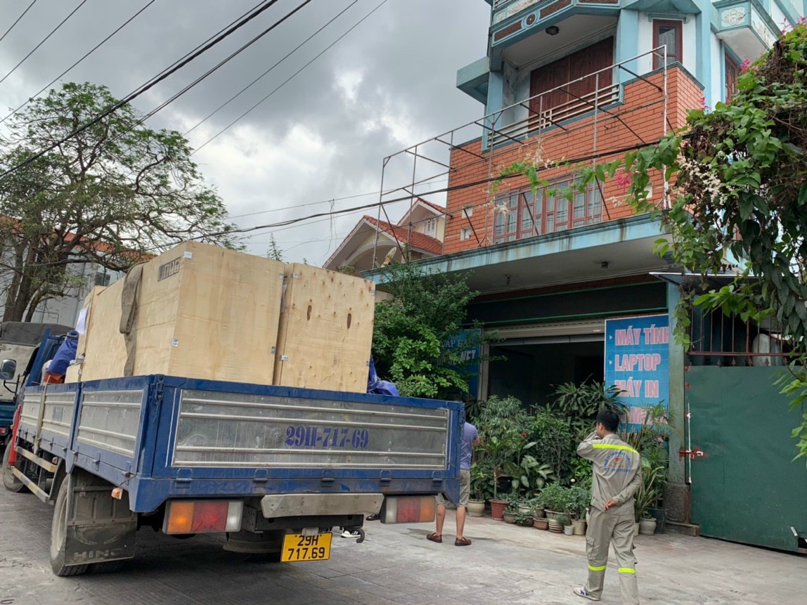 Hàng về công trình Mạo Khê - Đông Triều - Quảng Ninh