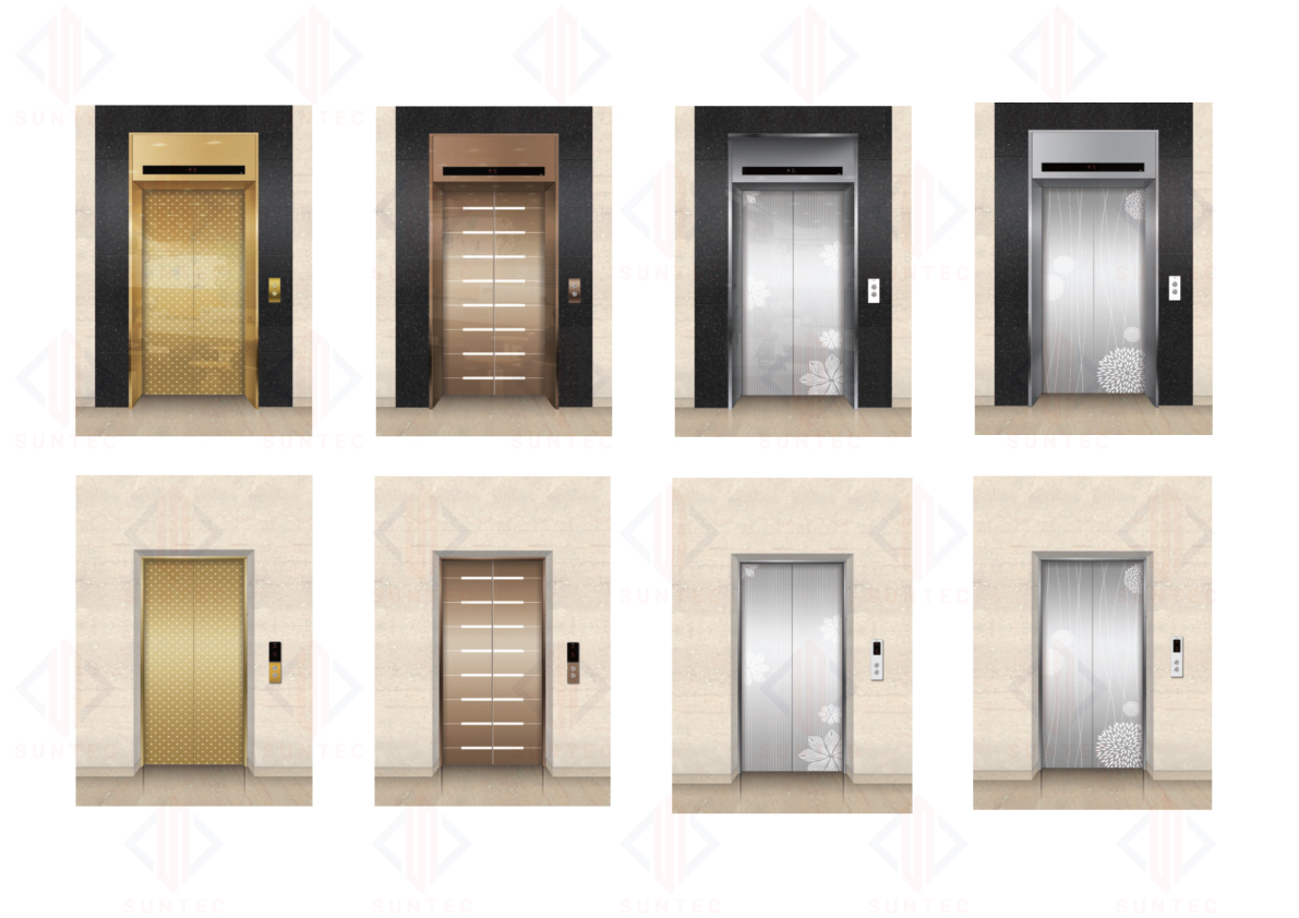 Tham khảo các mẫu cửa thang máy mới nhất thị trường hiện nay