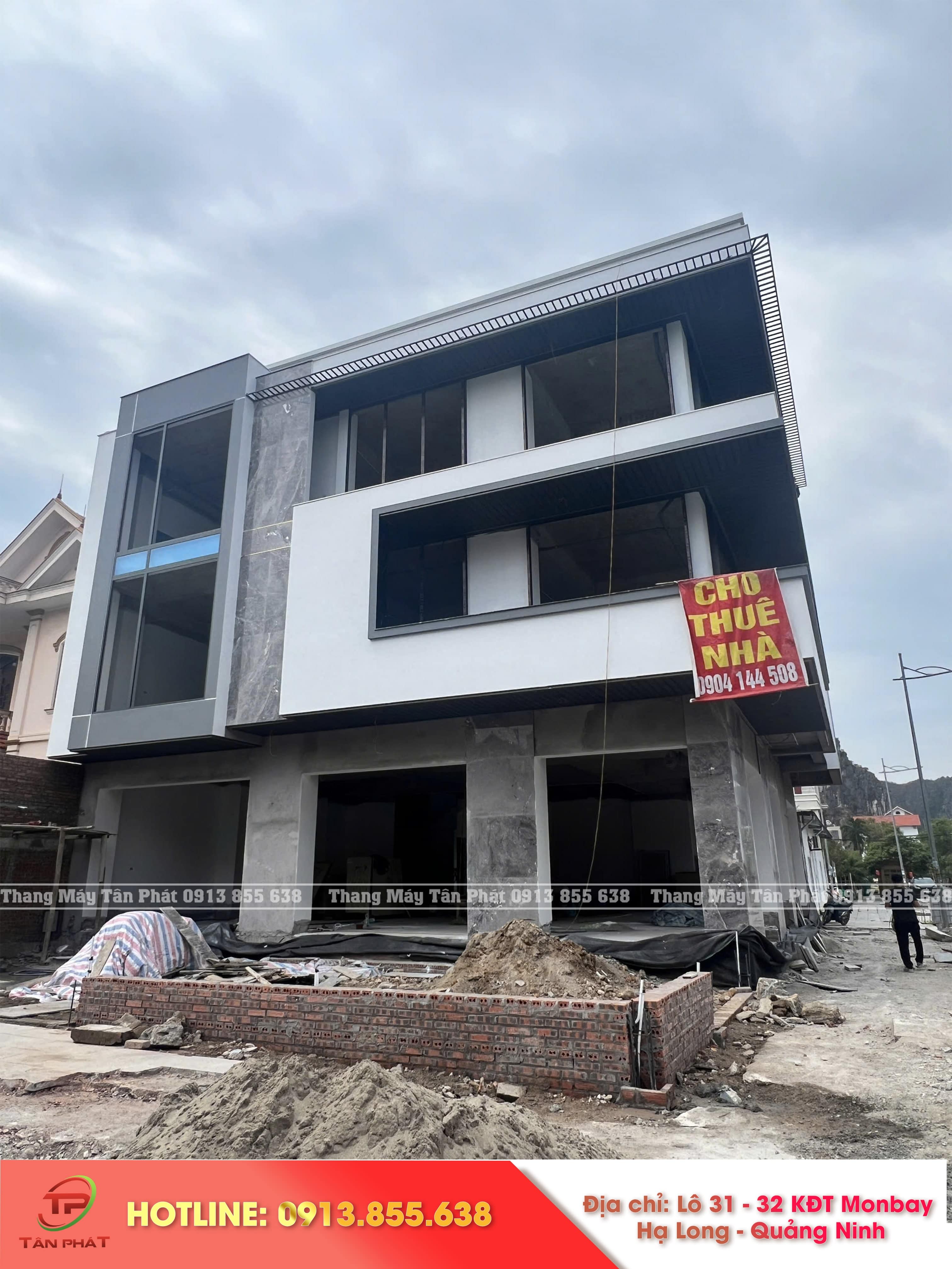 Dự án: Lắp đặt thang máy tại Biệt thự Đông Bắc - Hạ Long